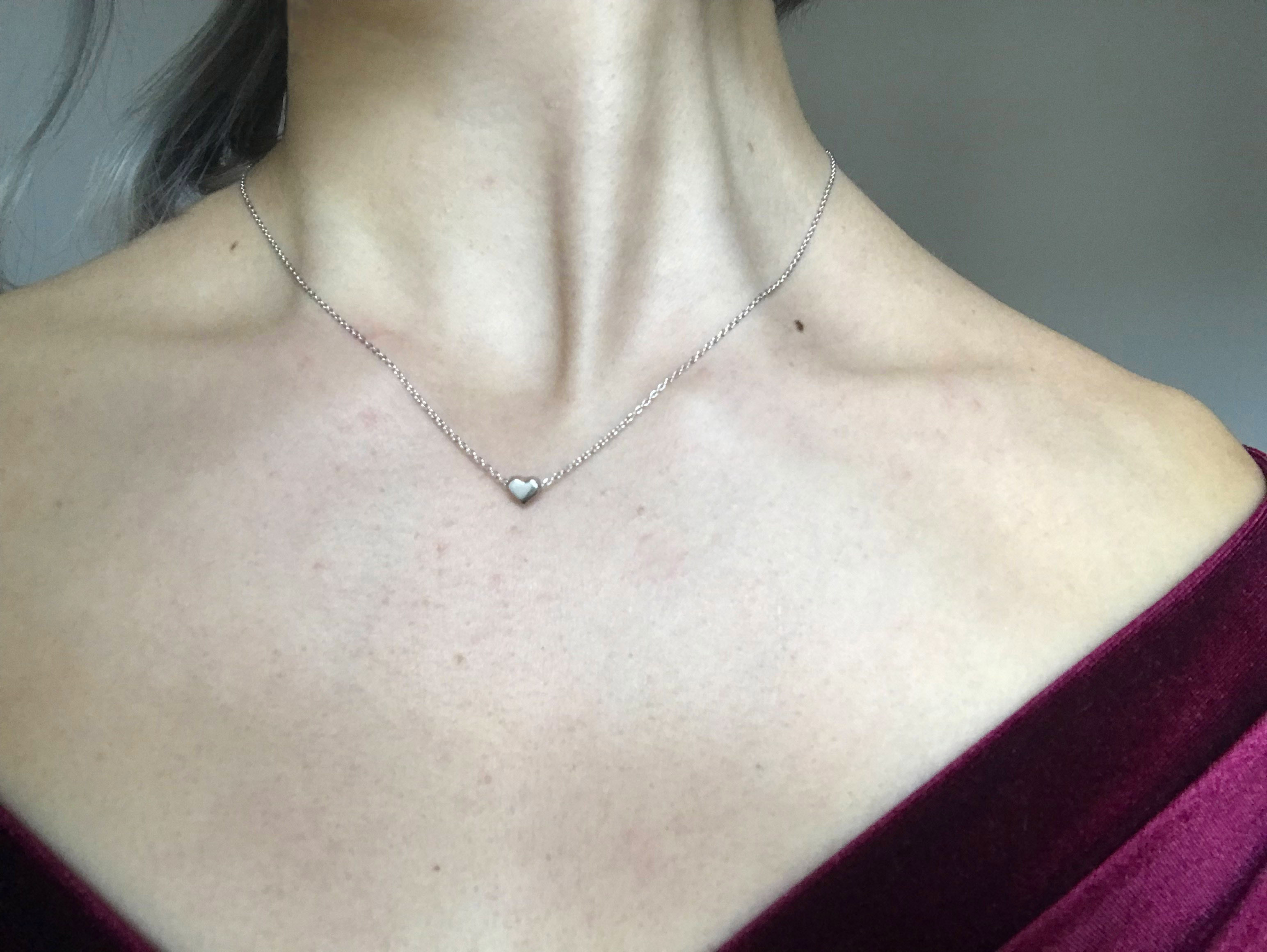 Olivie Stříbrný náhrdelník SRDÍČKO 4687