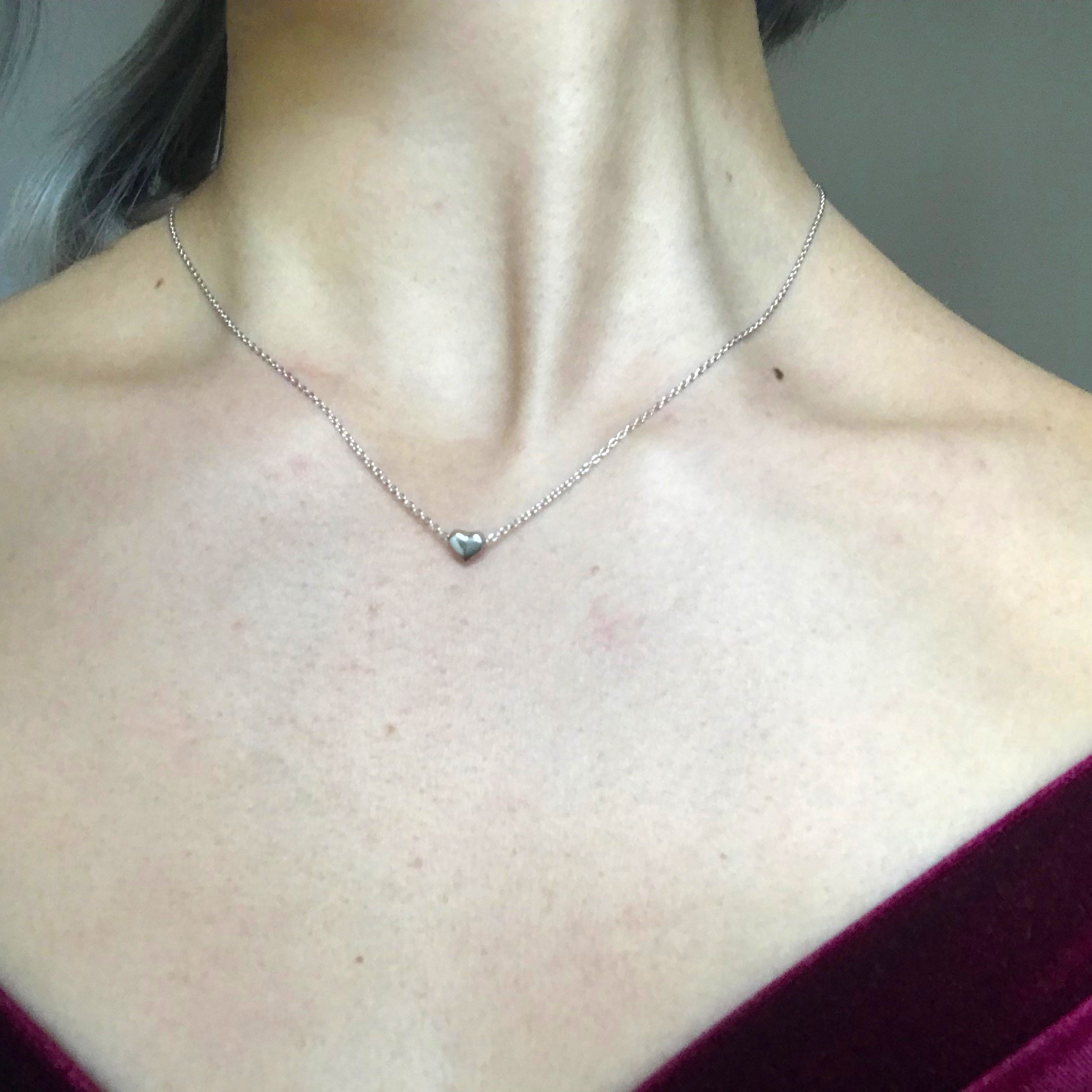 Olivie Stříbrný náhrdelník SRDÍČKO 4687