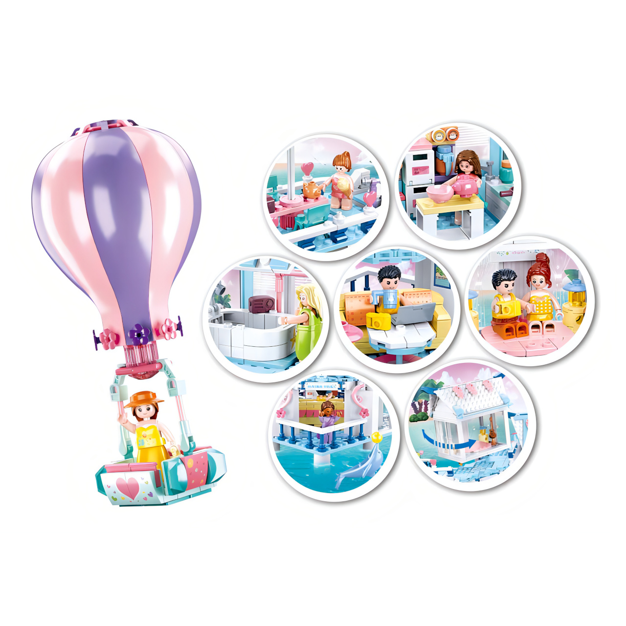 Plovoucí vila s bazénem Sluban