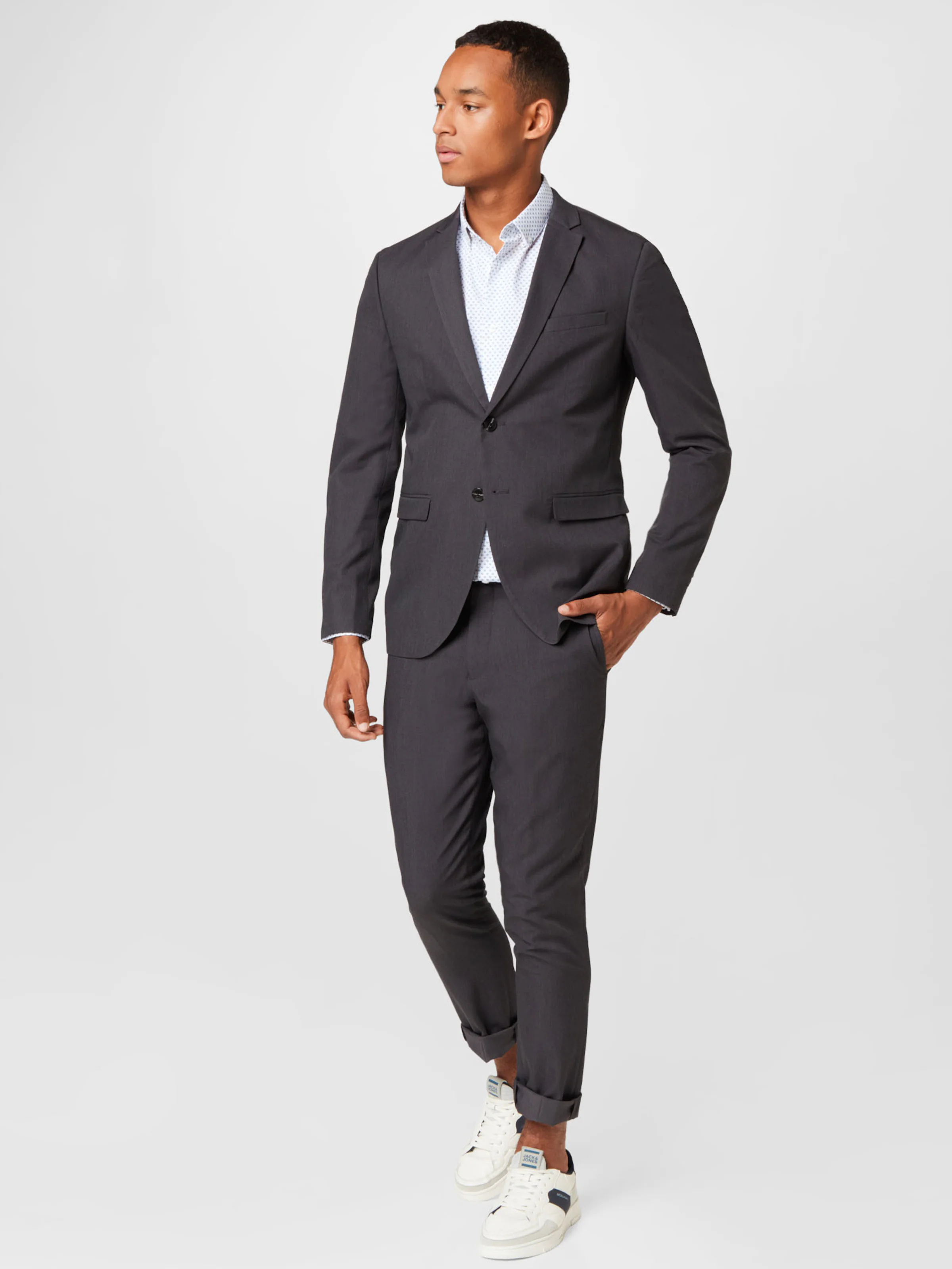 JACK & JONES Oblek 'LAFRANCO' šedá