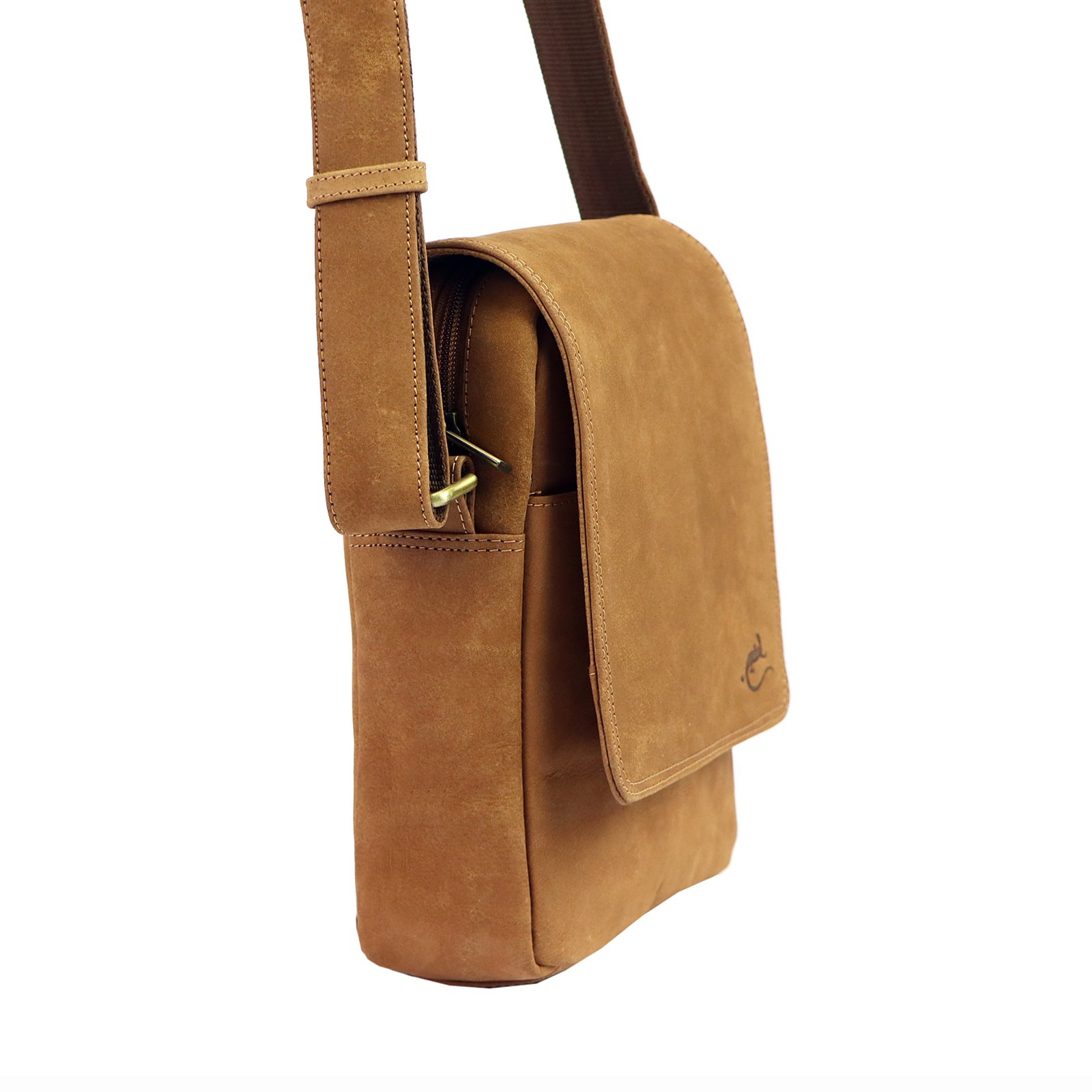 Pánská kožená taška Andreas H1402 camel