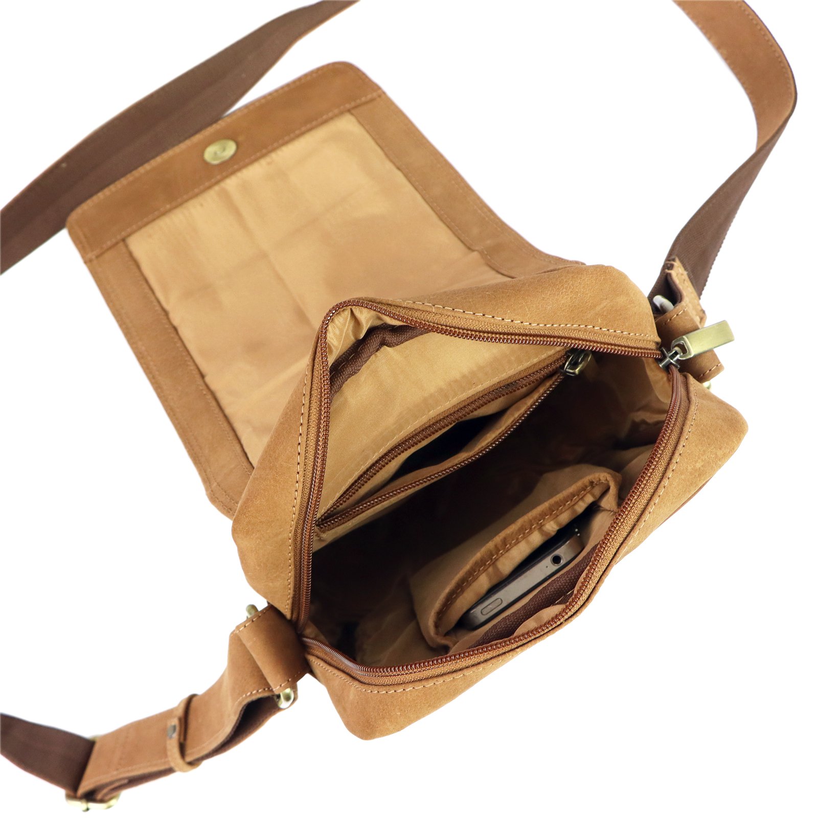 Pánská kožená taška Andreas H1402 camel