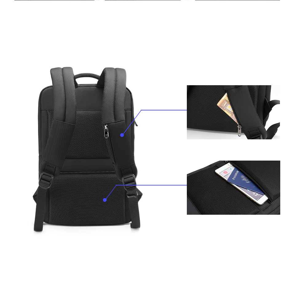 Městský batoh 15.6'' - Tigernu, T-B3983 Black