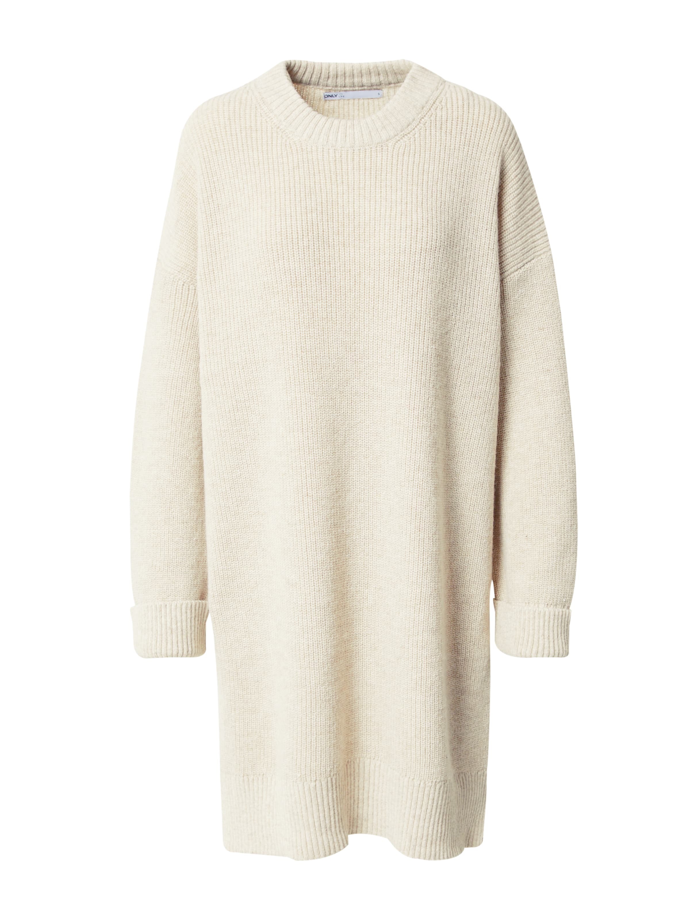 ONLY Úpletové šaty béžová