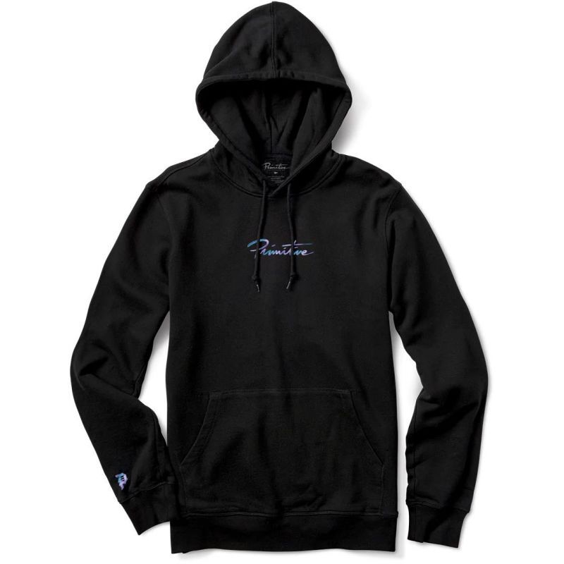 Primitive MIKINA PRIITIVE NUEVO IRIDESCENT HOODIE - černá -