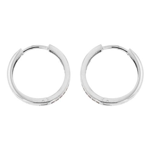 Zlatnictví U Kostela Stříbrné kroužky s růžovými zirkony 5059