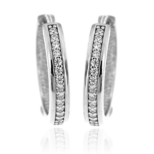 Zlatnictví U Kostela Stříbrné kroužky s bílými zirkony 5059b