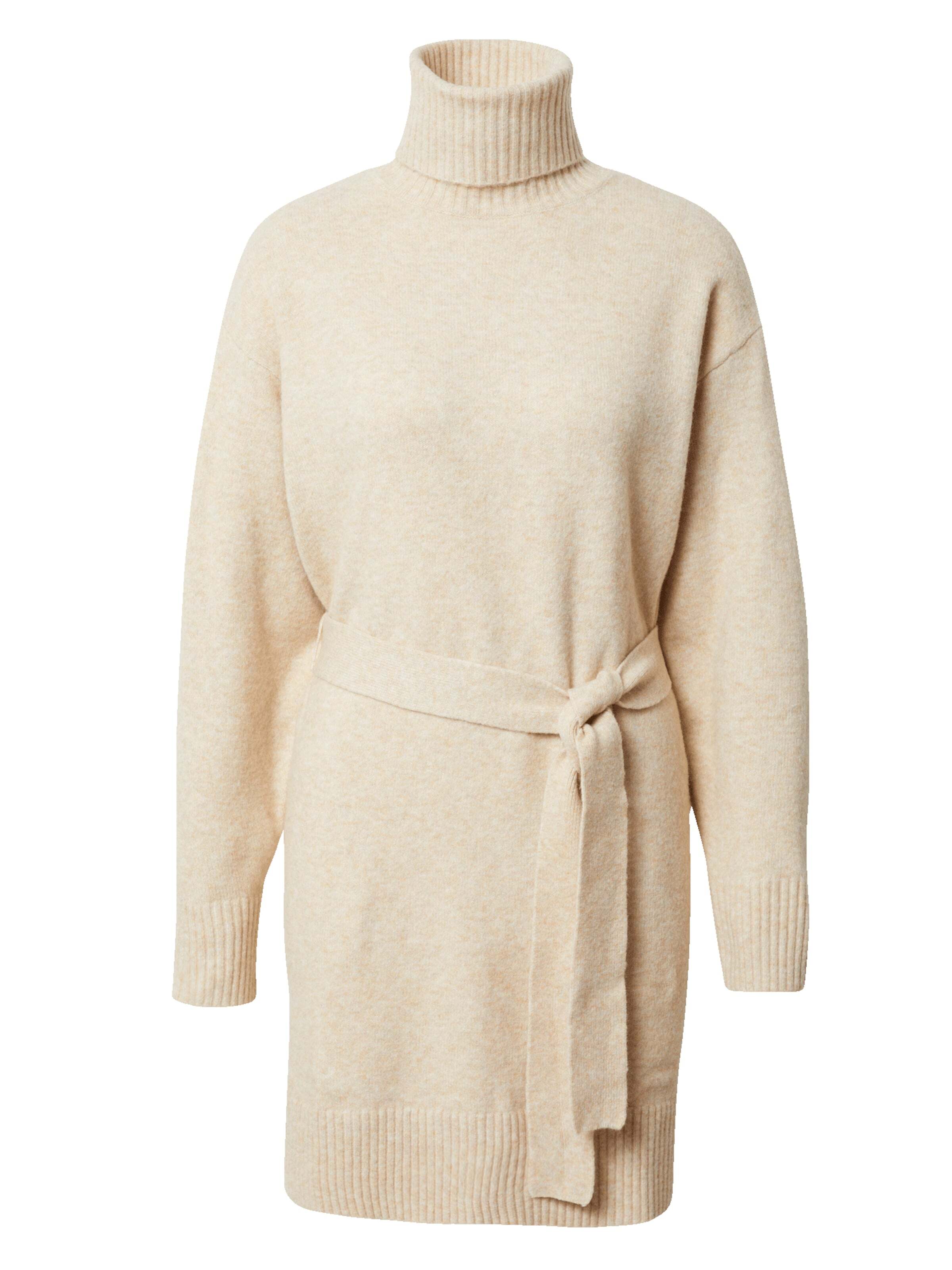 EDITED Úpletové šaty 'Okka' béžová