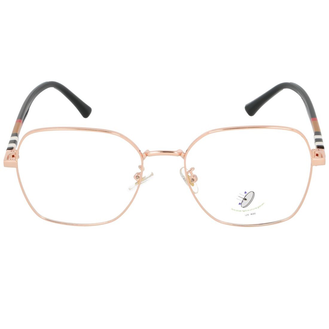 Sunmania Zlaté brýle proti modrému světlu "Boomer"