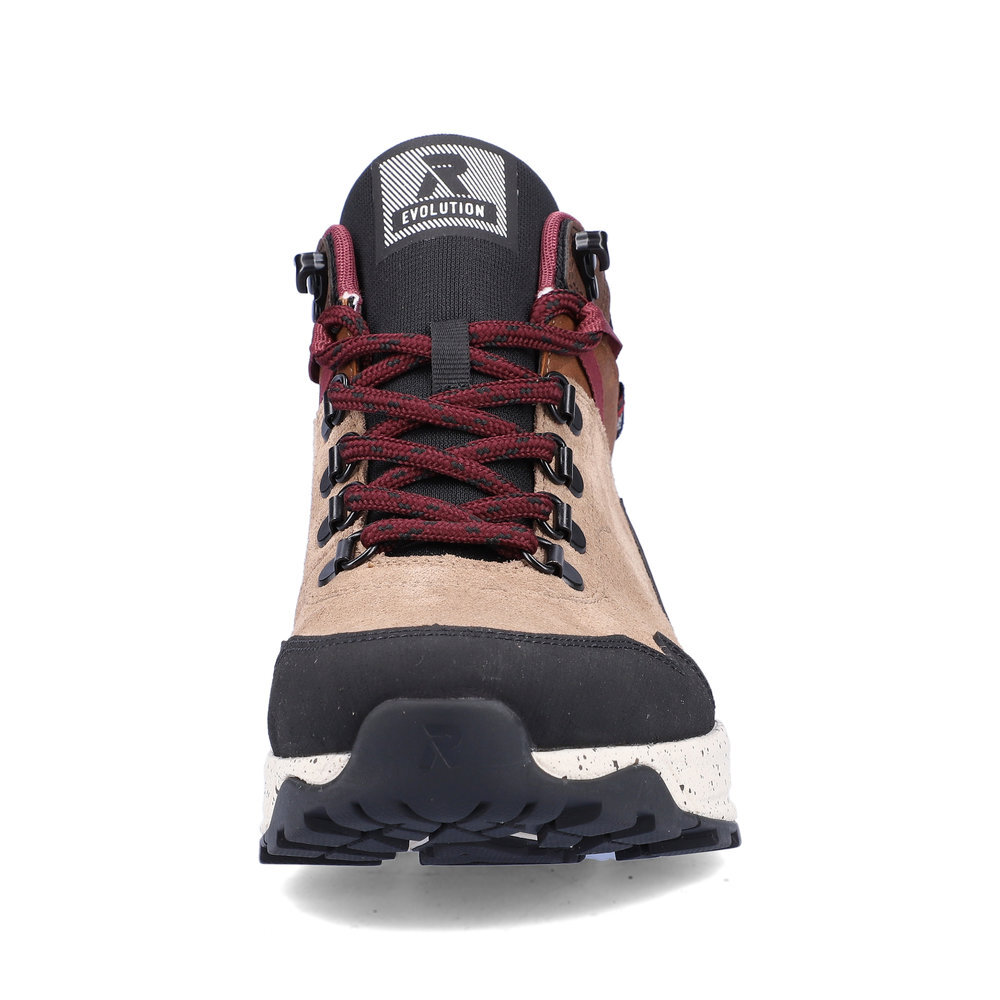 RIEKER - REVOLUTION Sportovní kožená obuv W0062-64 Rieker-R hnědá