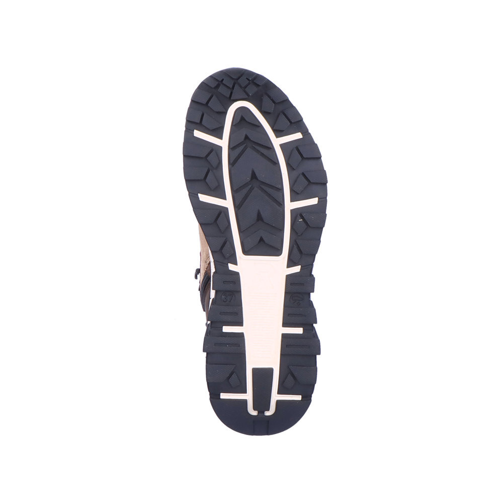 RIEKER - REVOLUTION Sportovní kožená obuv W0062-64 Rieker-R hnědá