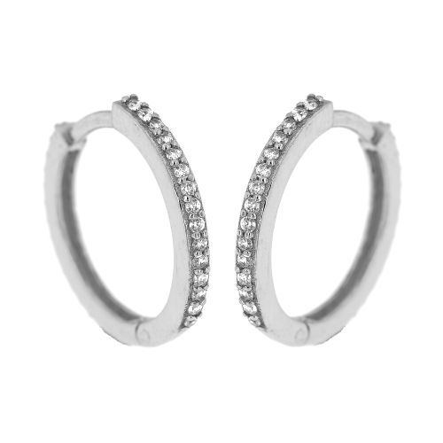 Zlatnictví U Kostela Stříbrné kroužky s bílými zirkony 072