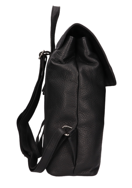 Dámský kožený batoh Lagen - černý