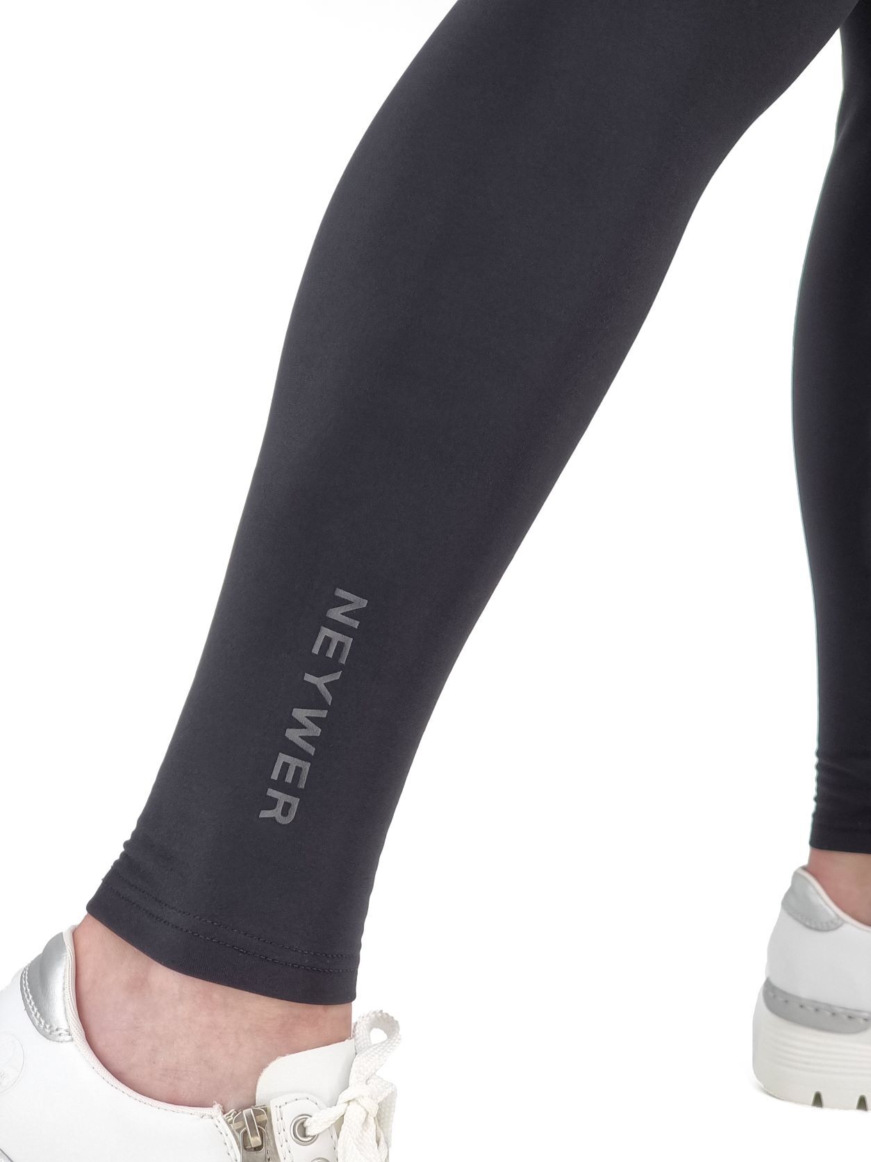 NEYWER Dámské silně zateplené funkční elastické legíny černé UL510