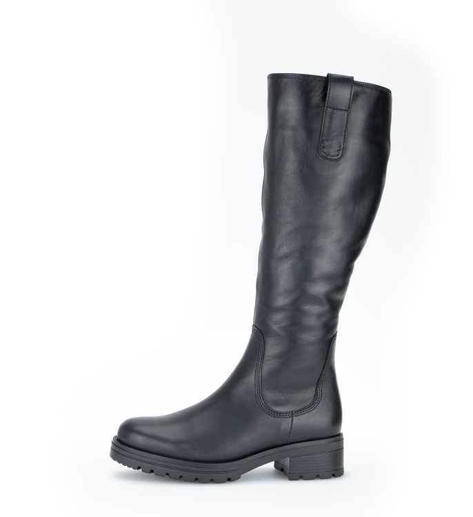 Kožené kozačky se zateplením Gabor 92.787.90 černá