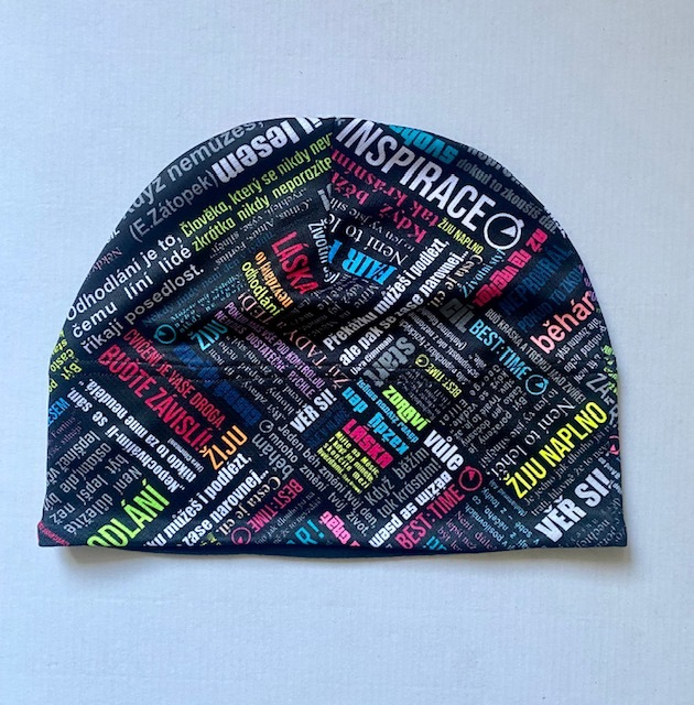 BEST:TIME Sportovní čepice na culík - Motivace černá