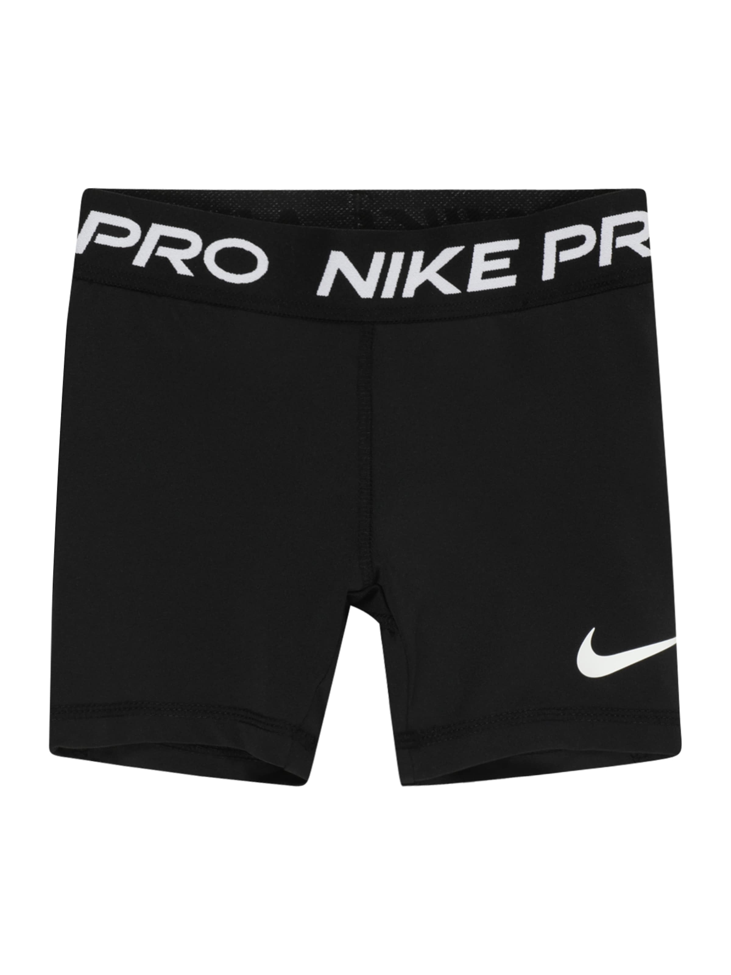 Nike Sportswear Kalhoty černá / bílá