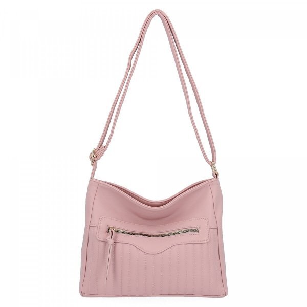 Dámská kabelka listonoška Herisson pudrová růžová 1052L2089