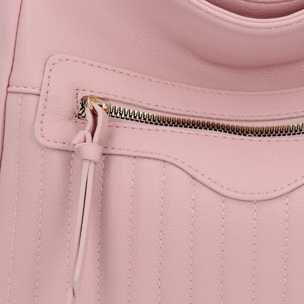 Dámská kabelka listonoška Herisson pudrová růžová 1052L2089