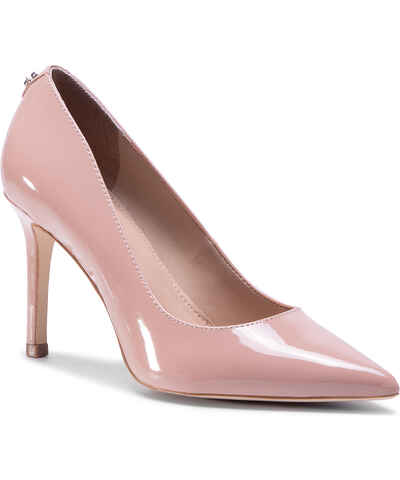 Guess, růžové dámské boty s podpatkem | 60 kousků - GLAMI.cz