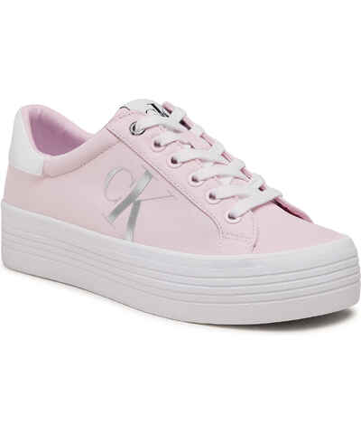 Calvin Klein, růžové dámské boty s nápisem | 60 kousků - GLAMI.cz