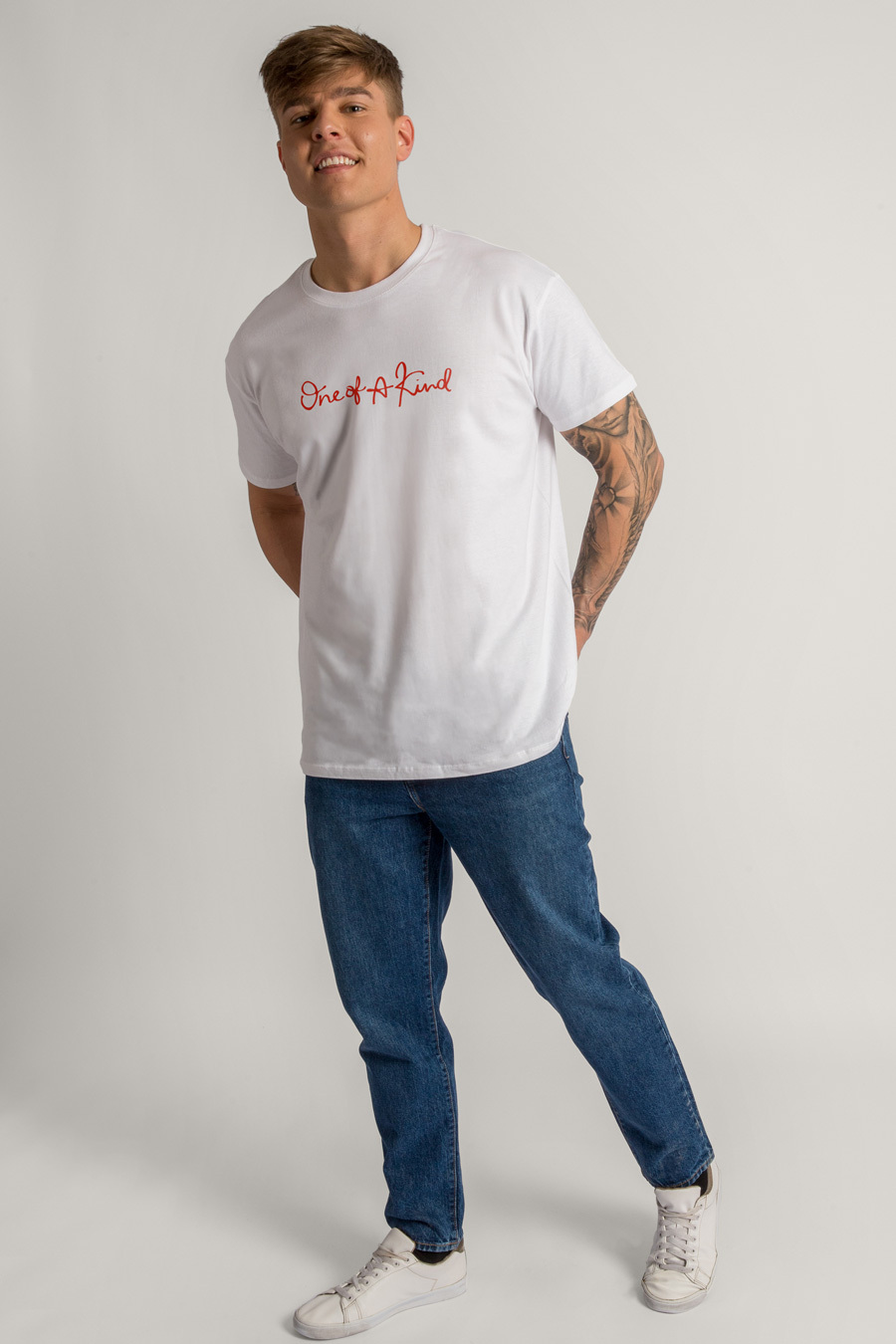 Tričko, Barva Bílá, s Potiskem One Of A Kind Teddy