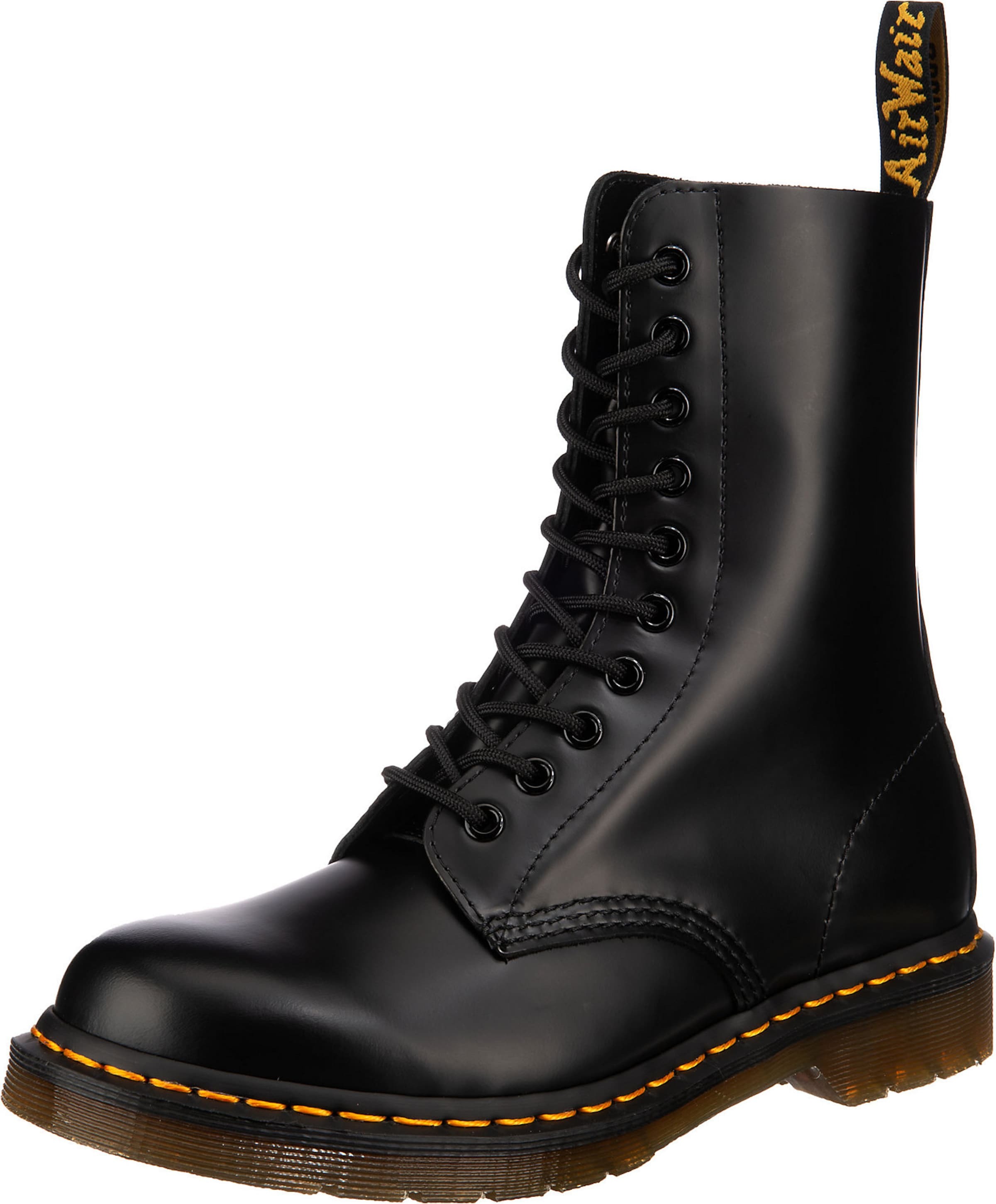 Dr. Martens Šněrovací boty žlutá / černá