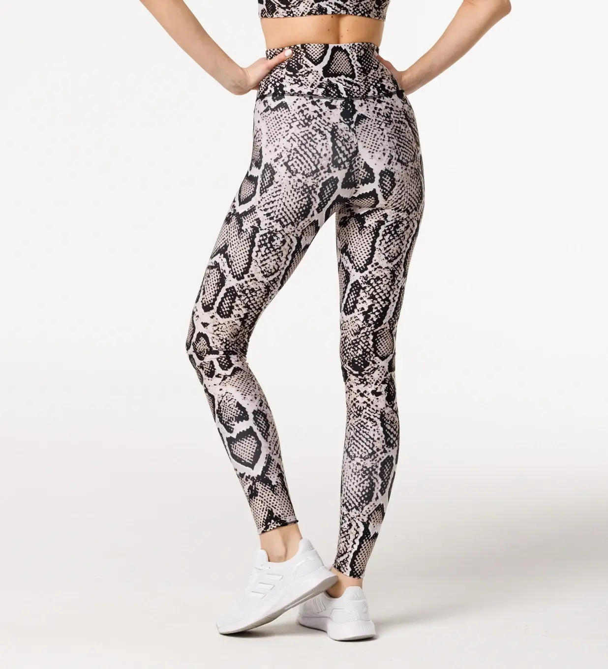 Bittersweet Paris Snake Skin dámské legíny s vysokým pasem