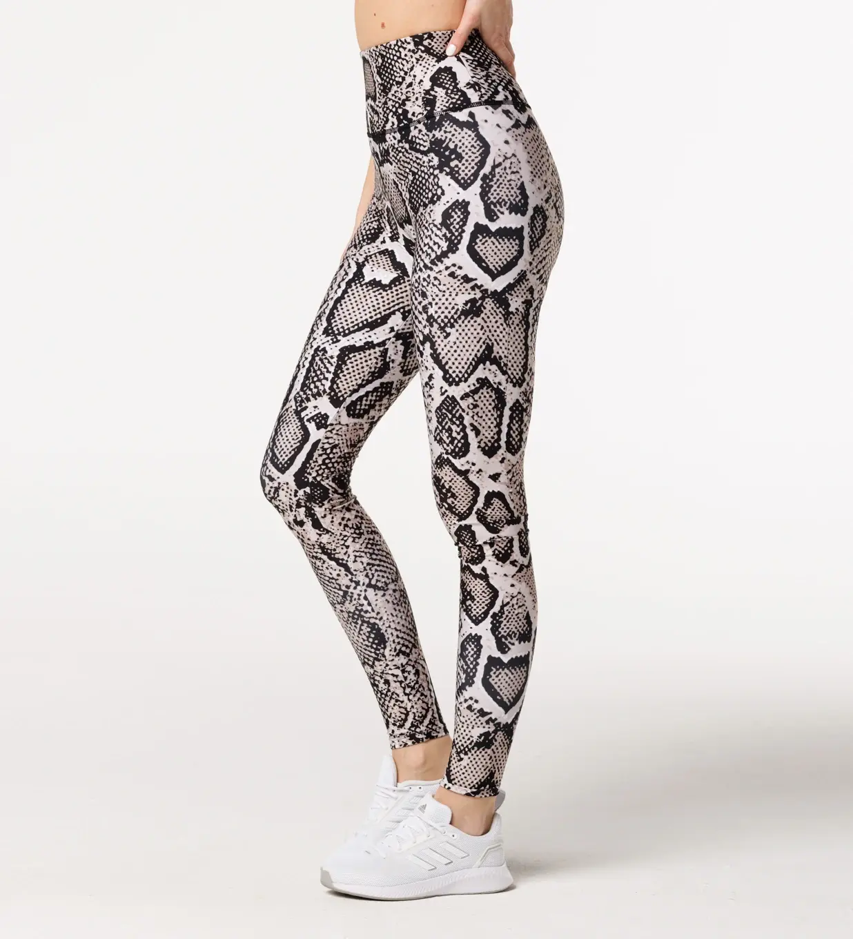 Bittersweet Paris Snake Skin dámské legíny s vysokým pasem