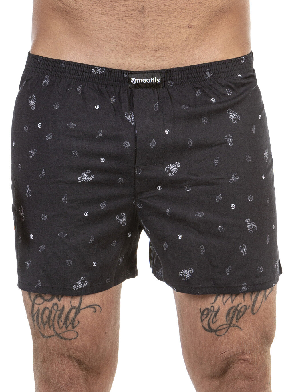 Meatfly pánské trenýrky Agostino Black Sanchez Gift Pack | Černá