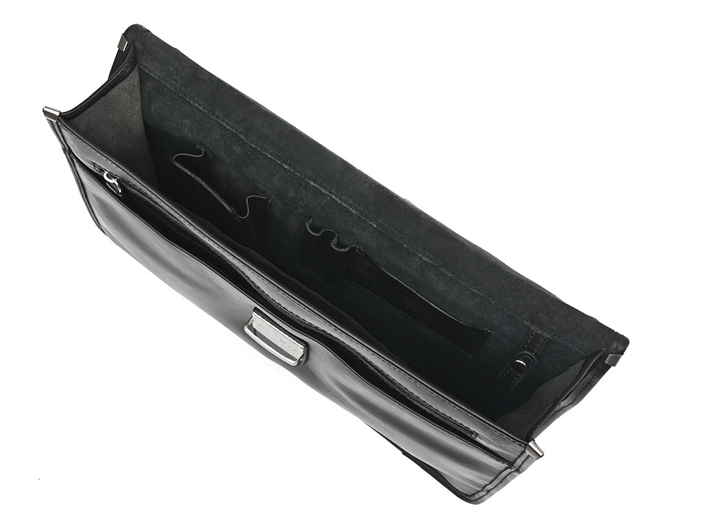 Nivasaža Kožená aktovka KAT31025-B černá