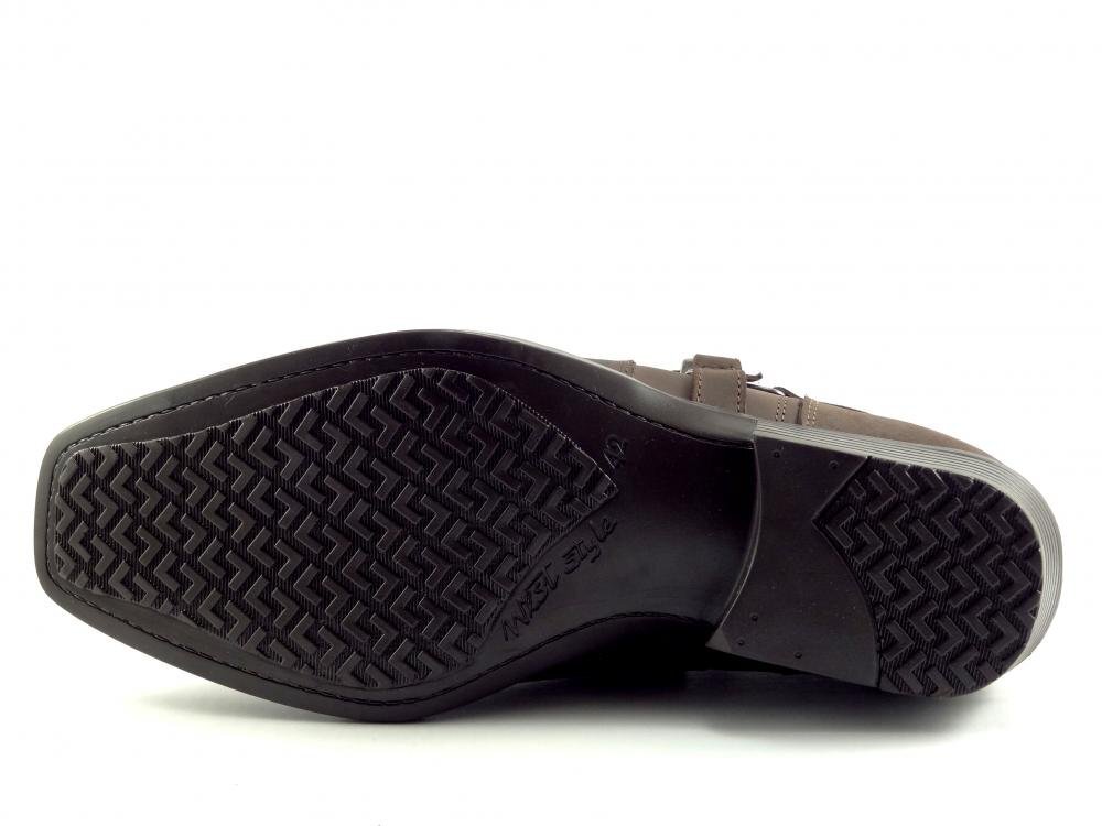 Selma westernové boty na motorku na koně nízká 1026 crazy horse brown