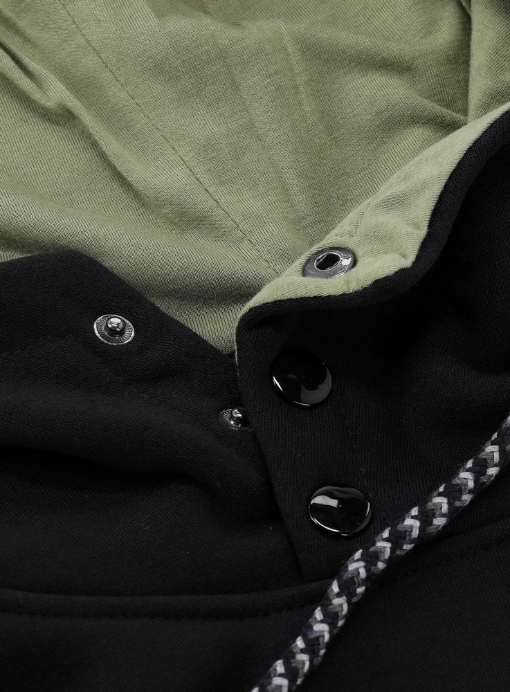 MODOVO Prodloužená dámská mikina černá