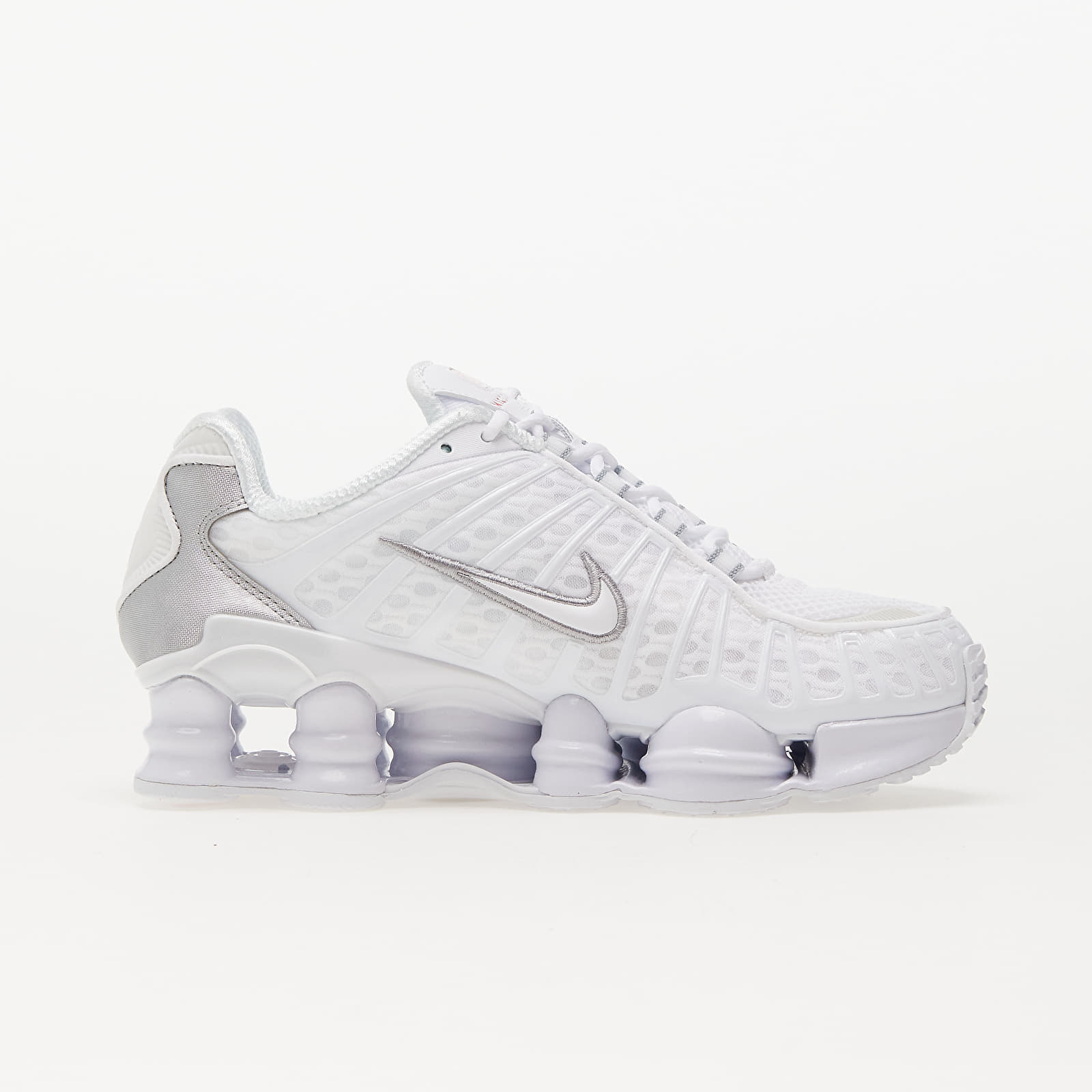 Nike W Shox TL White/ White-Metallic Silver-Max Orange