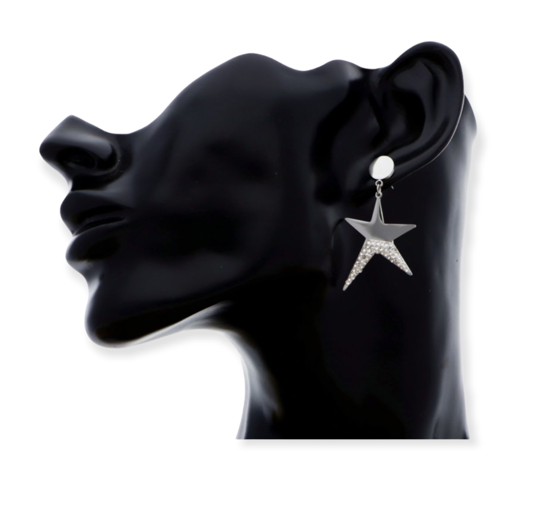 Ewena Náušnice hvězda z chirurgické oceli