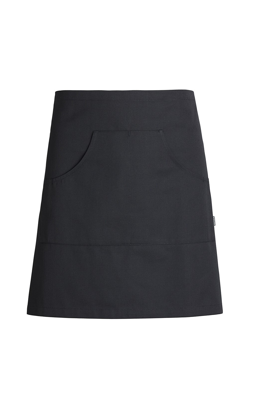 Kentaur 3007 pracovní číšnická zástěra do pasu černá s kapsou - velikost UX