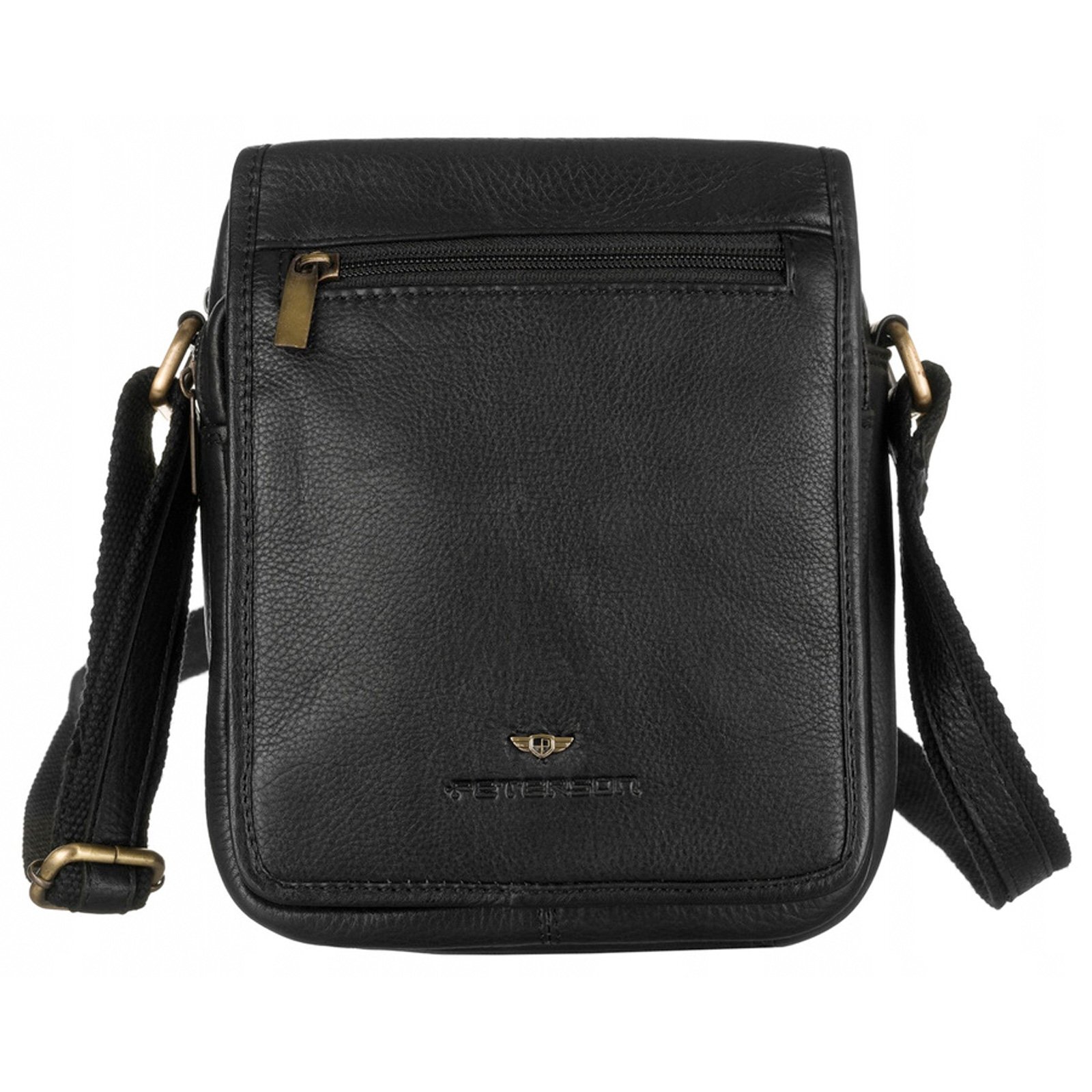 Pánská kožená taška Peterson PTN IG-8-NDM černá