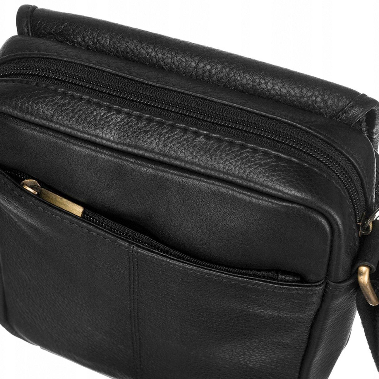 Pánská kožená taška Peterson PTN IG-8-NDM černá