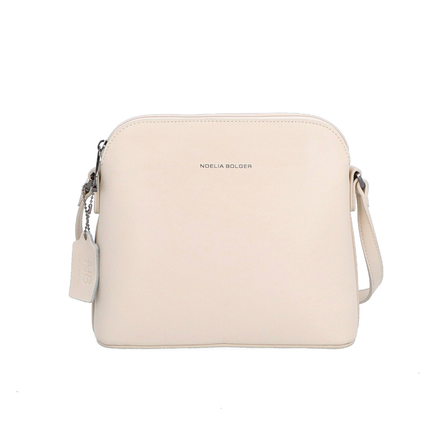 Kožená kabelka crossbody Noelia Bolger béžová NB 0064 BE