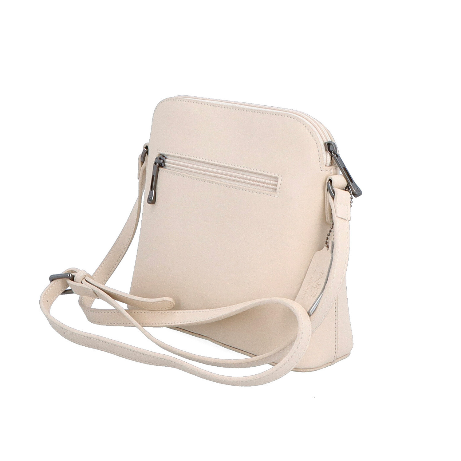 Kožená kabelka crossbody Noelia Bolger béžová NB 0064 BE