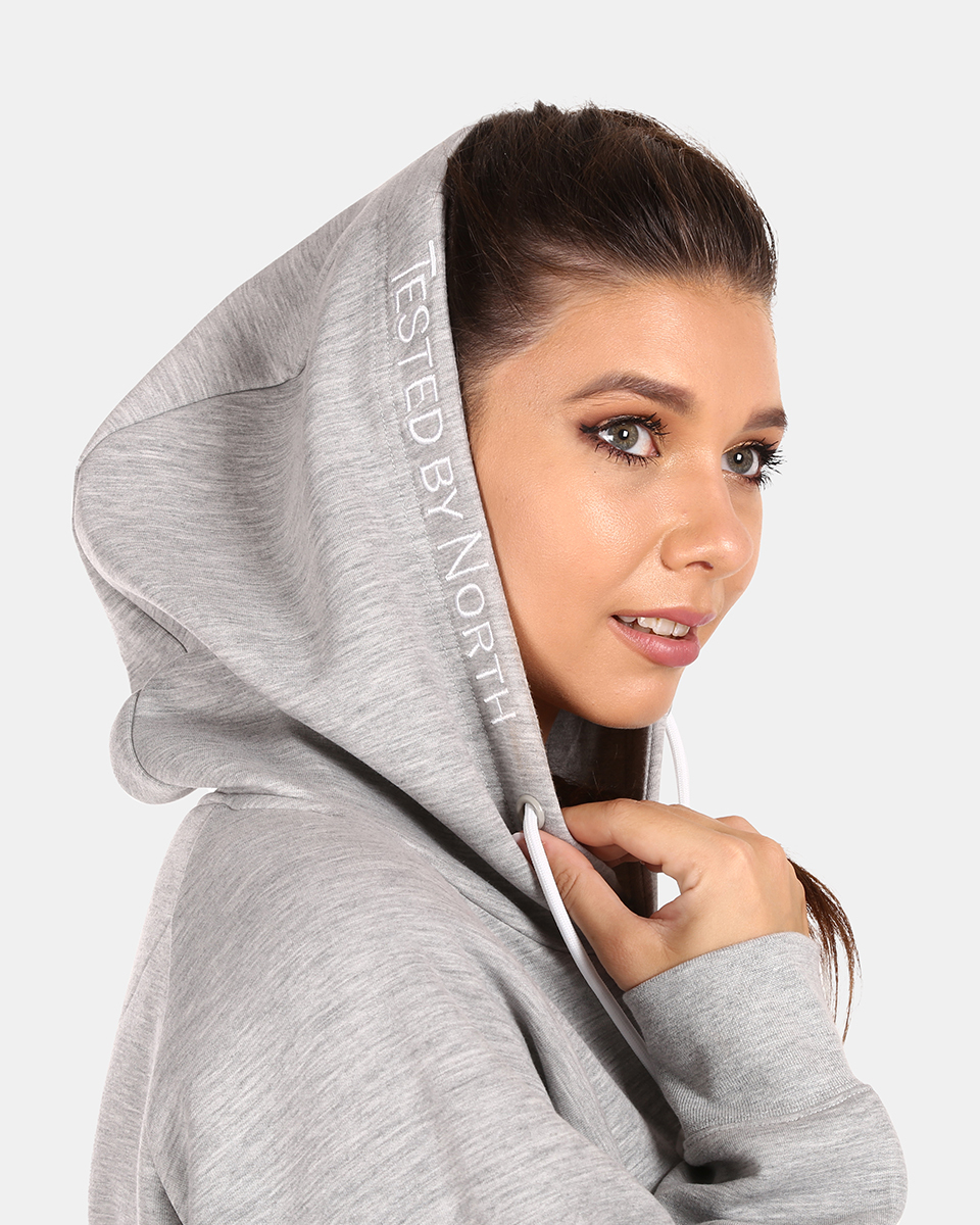 Dámská bavlněná mikina Kilpi FJELA-W světle šedá