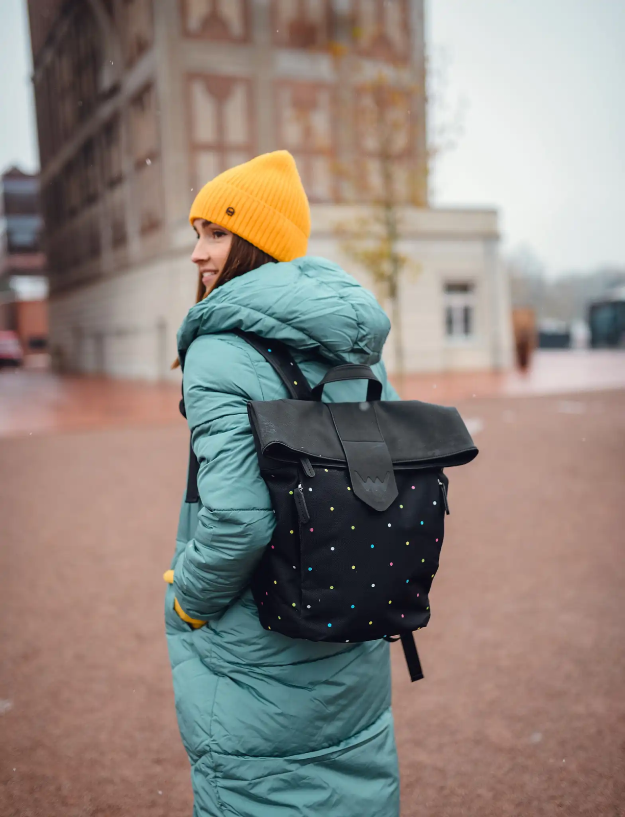 Vuch Mellora Dotty Backpack BLACK