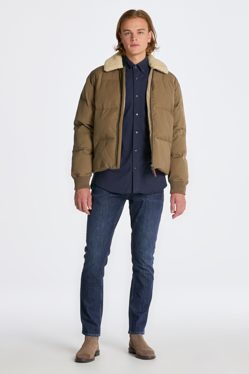 KOŠILE GANT REG JERSEY PIQUE SHIRT MARINE