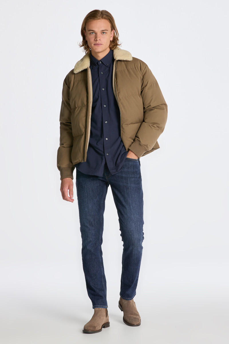 KOŠILE GANT REG JERSEY PIQUE SHIRT MARINE