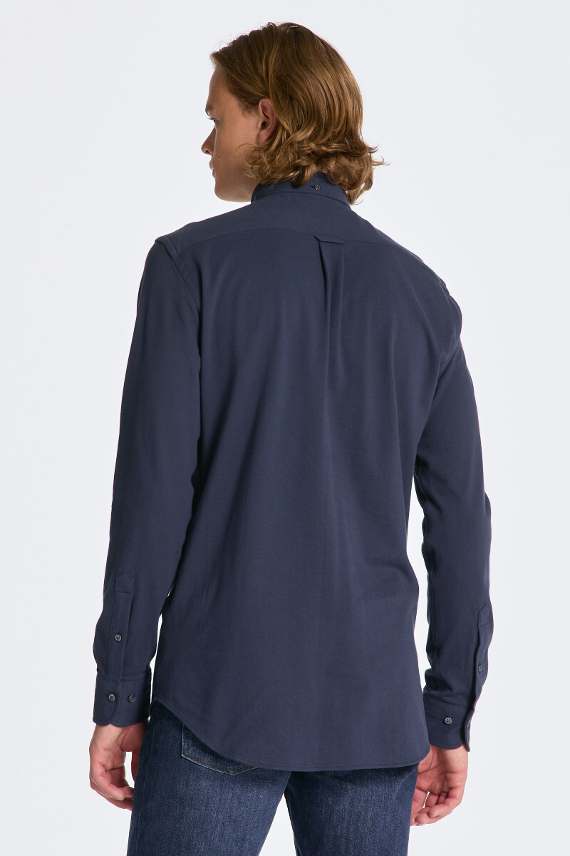 KOŠILE GANT REG JERSEY PIQUE SHIRT MARINE