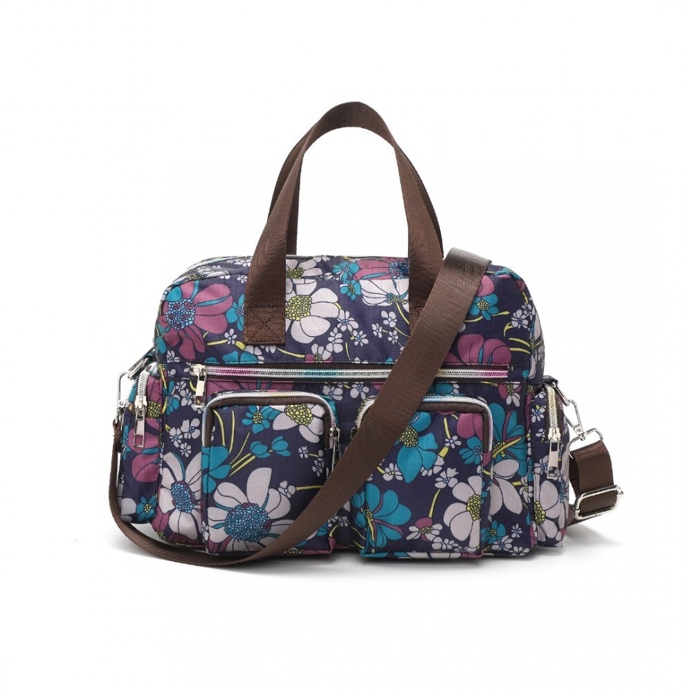 Miss Lulu Kabelka Water-Resistant Flowers Navy