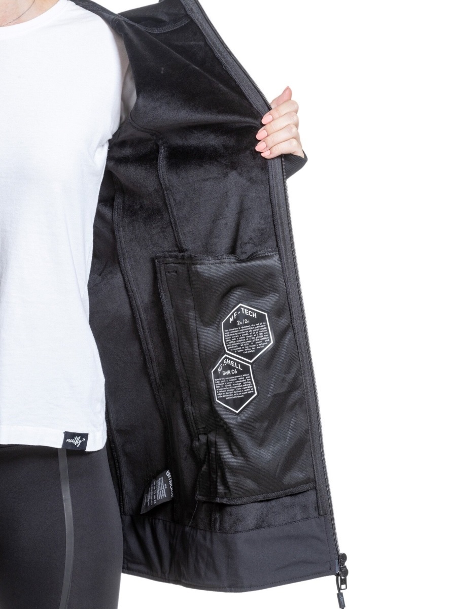 Dámský softshellový kabát Meatfly Thea černá