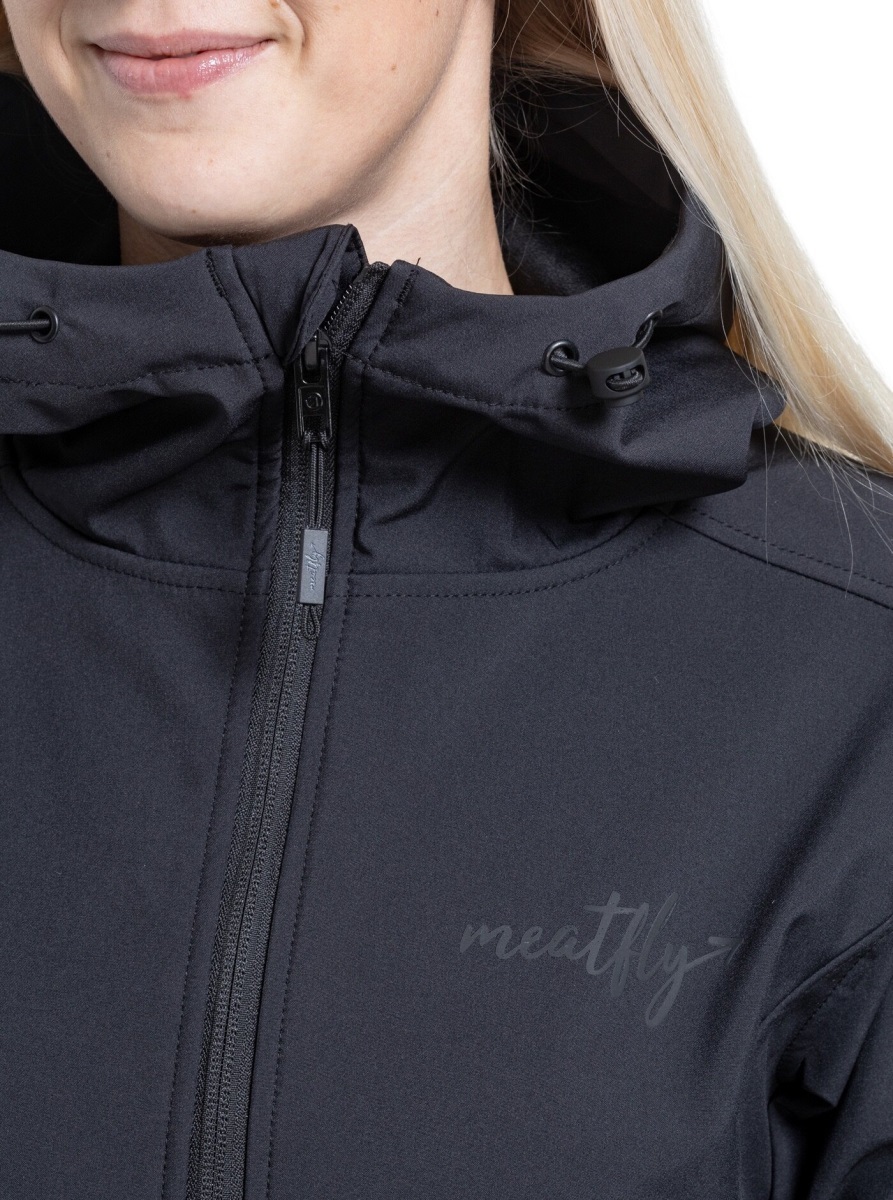 Dámský softshellový kabát Meatfly Thea černá