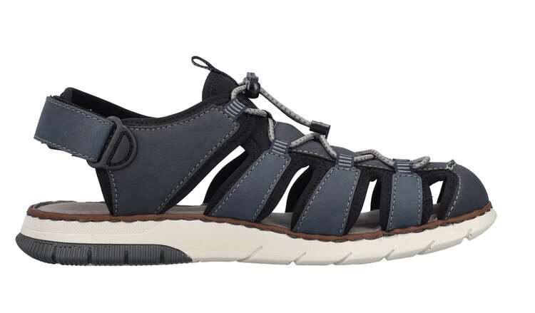 Pánské sandály v komfortním kulatém střihu Rieker 25246-14 modrá