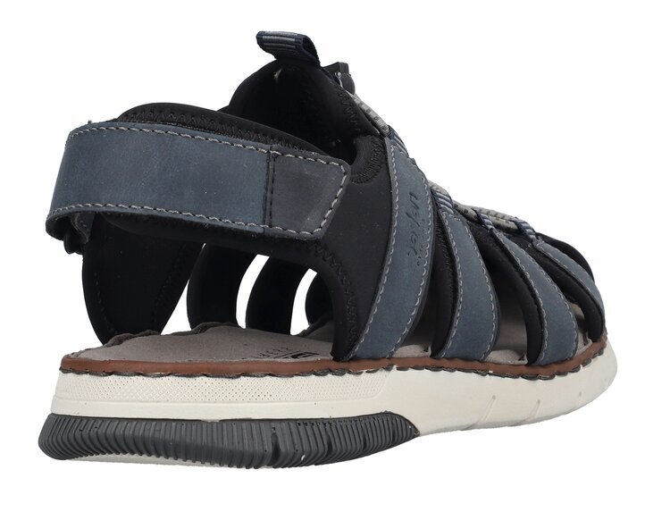 Pánské sandály v komfortním kulatém střihu Rieker 25246-14 modrá